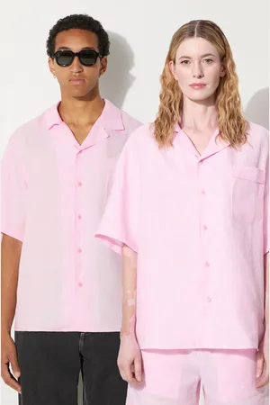 The Pangaia Camicia di lino DNA Linen Camp Collar Shirt colore 10002046