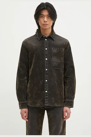 Helmut Lang Camicia in cotone Curved Cl Shirt.Floc uomo colore O10DM503