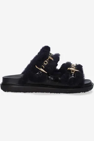 Marni Infradito in pelle Fussbett Shoe donna