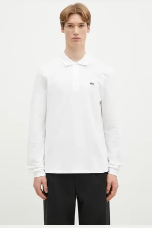 Lacoste Top a maniche lunghe in cotone L1312 001