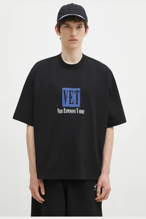 Vetements T-shirt in cotone Vet Cropped Cropped Boxy uomo colore UA66TR685B