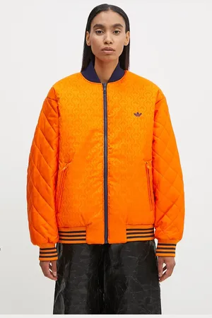 adidas Giacca bomber reversibile 70s Reversible Oversized Bomber Jacket donna colore JN7657