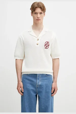 Drôle de Monsieur Polo in cotone Le Polo Maille Monograme uomo colore G-PO171-CO207-CM