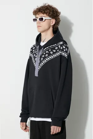 MARCELO BURLON Felpa in cotone Bandana uomo