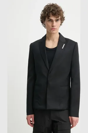 HELIOT EMIL Giacca in lana colore PRESS25_M_04_048_BLK01