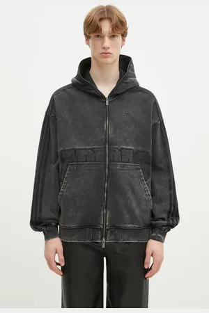 adidas Felpa in cotone GRAPHIC HOODIE uomo colore con cappuccio JZ5638