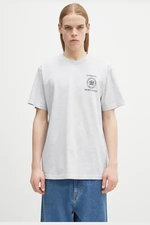 Sporty & Rich T-shirt Crest Seal 100th colore TO043517620GY03