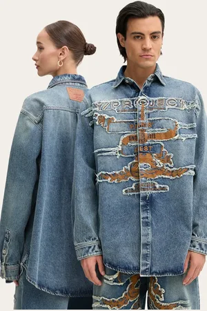 Y / PROJECT Camicia di jeans EVERGREEN PARIS