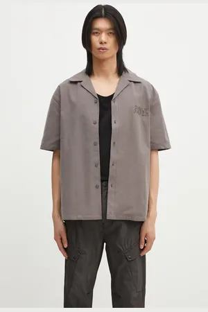 Daily paper Camicia in cotone Chain Stitch Ss Shirt uomo colore 2511125