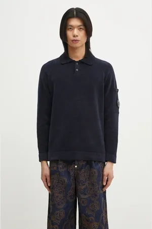 C.P. Company Maglione in cotone uomo colore 18CMKN070A005687G