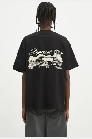 Represent T-shirt in cotone Raceway uomo colore MLM41063.01