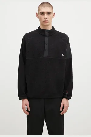 ROA Felpa in pile Polartec Fleece Button Up colore RBMW0245FA191