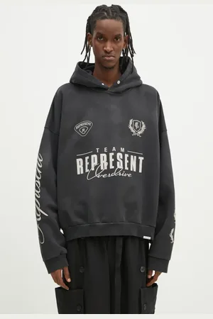 Represent Felpa in cotone World Championship Hoodie uomo colore con cappuccio MLM41144.04