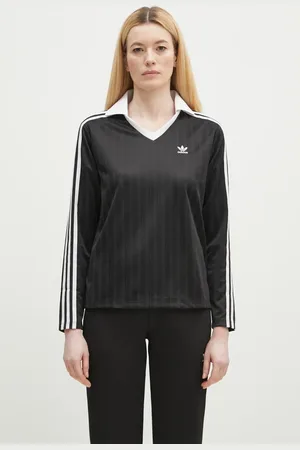 adidas Camicia a maniche lunghe V-Neck Longsleeve Tee donna colore JD2603