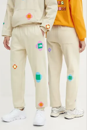 The North Face Pantaloni della tuta di cotone TNF x Yinka Ilori colore NF0A8AQ23X41