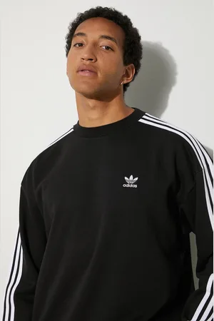 adidas Felpa Adicolor Oversized Crew uomo colore con applicazione IZ1829