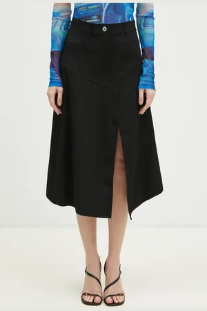 J.W.Anderson Gonna in lana Patchwork A-Line Skirt colore SK0175.PG0011.999