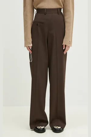 Maison Margiela Pantaloni in misto lana donna colore S52KA0516