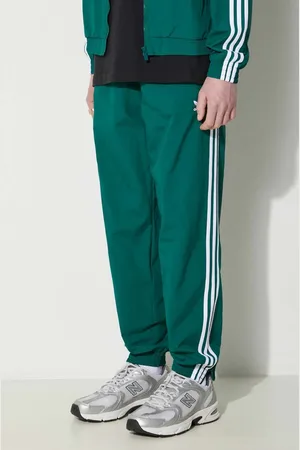 adidas Joggers Adicolor Woven Firebird Track Top colore verde con applicazione IT2497