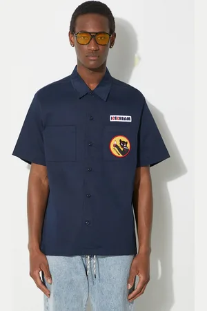 ICECREAM Camicia Waitress Camp Collar Shirt Regular da uomo con colletto classico IC24117