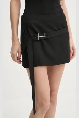 HELIOT EMIL Gonna con aggiunta di lana colore AW24.W.12.041.BLK01