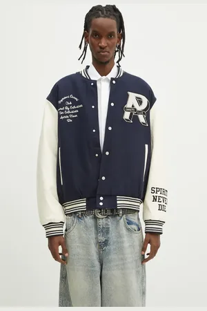 Represent Giacca bomber in lana Owners Club Varsity Jacket colore MLM100231.11
