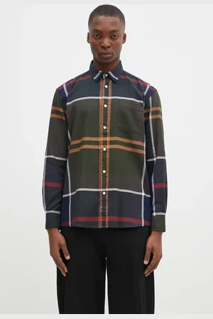 Barbour Camicia in cotone Renford OS Tartan Shirt uomo colore MSH5514