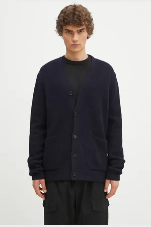 Norse projects Cardigan in lana Loki Wool Cotton Rib colore N45.0618.7004