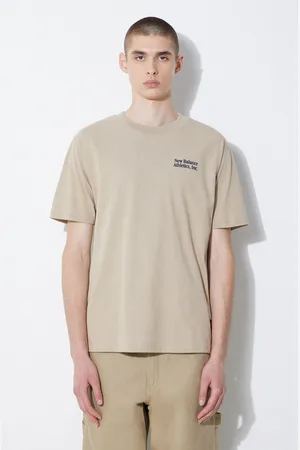 New Balance T-shirt in cotone uomo colore con applicazione MT41588SOT
