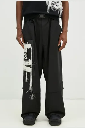 Y-3 Pantaloni Sport Uniform Patch Pants uomo colore JN3704