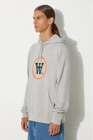 WoodWood Felpa in cotone Ian Hoodie uomo