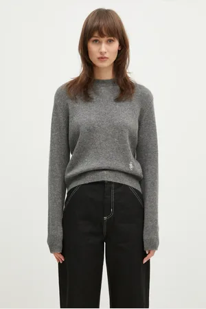 Sporty & Rich Maglione in cachemirie SRC Wool Cashmere colore WS012506302GY03