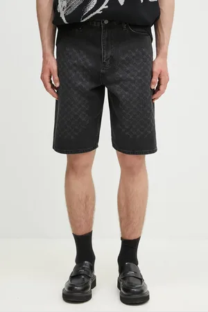 Daily paper Pantaloncini di jeans Laser Monogram Denim Shorts uomo colore 2511132