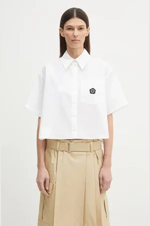 Kenzo Camicia in cotone donna colore FF52CH2629LH.01