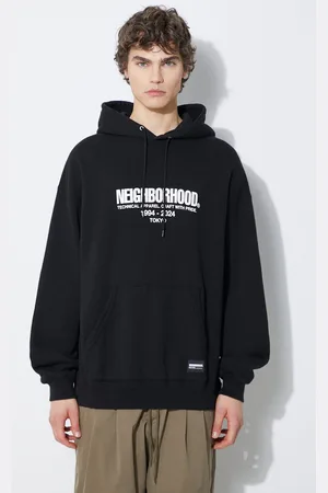 NEIGHBORHOOD Felpa in cotone Classic uomo colore con cappuccio 241FPNH.CSM04