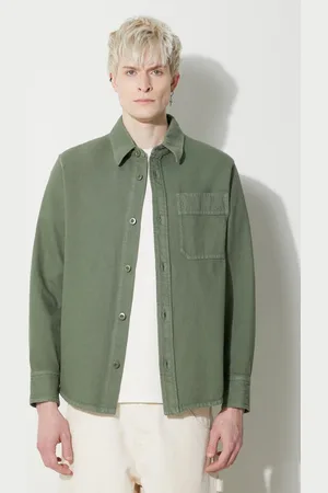 A.P.C. Camicia in cotone Surchemise Basile Brodee Poitrine uomo colore COFCN.H02918.KAI