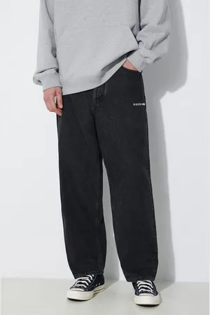 A Bathing Ape Jeans Metal Logo Pin Denim Pants uomo 1J80150053