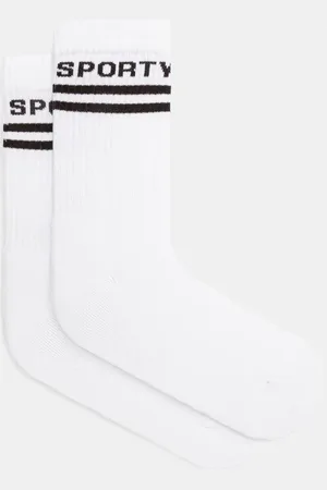 Sporty & Rich Calzini Bold Logo donna colore AC034512308WH01