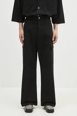 Rick Owens Rick Owens pantaloni in cotone Cargo Trousers colore DU02D2354.TW