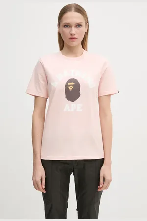 A Bathing Ape Maglietta in cotone COLLEGE TEE colore donna 1K80210001