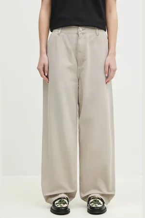 Carhartt Pantaloni in cotone Brandon Single Knee Pant donna colore I034838.2OR4O.