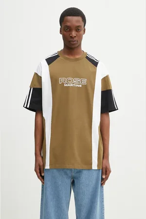 MARTINE ROSE T-shirt in cotone Oversized Panelled colore 630JE01411D