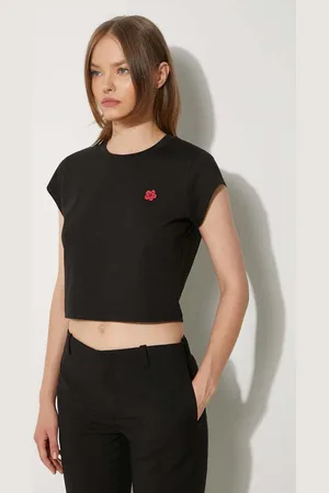 Kenzo T-shirt in cotone Gots Boke Crest Micro T-Shirt donna colore FE62TS1424SO.99J