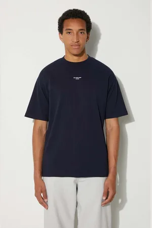Drôle de Monsieur T-shirt in cotone Le T-Shirt Slogan Classique uomo colore PERM-TS202-CO002-NY