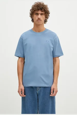 New Balance T-shirt in cotone Athletics Cotton uomo colore MT41533HEB