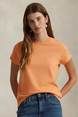 Ralph Lauren T-shirt in cotone donna colore giallo 211898698