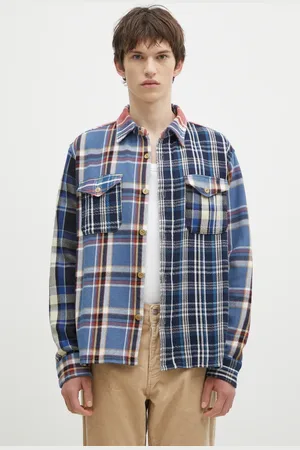 HUMAN MADE Camicia Crazy Check Longsleeve Shirt uomo colore HM28SH014