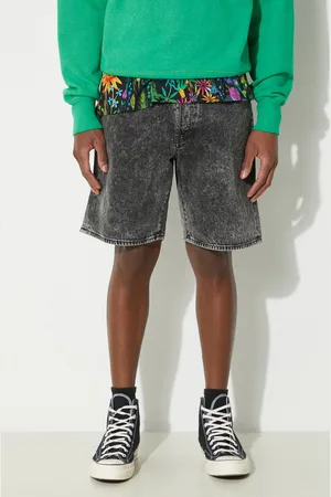 ARIES Pantaloncini di jeans Acid Wash Denim Short uomo colore SUAR30204