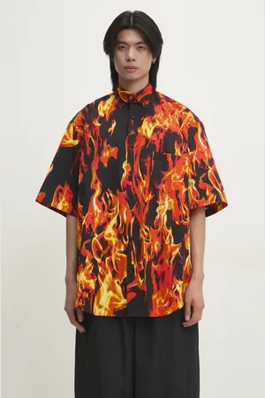 Vetements Camicia in cotone Fire Shortsleeve uomo colore UA66SH430X