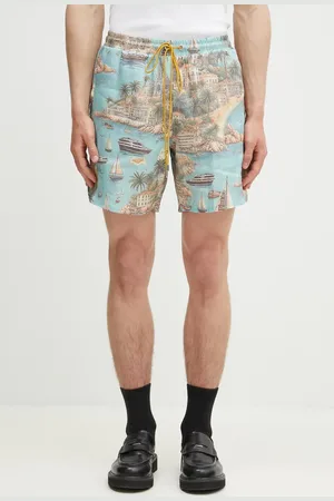 Rhude Pantaloncini in lino Sailing Map uomo colore RHPS25SH03012